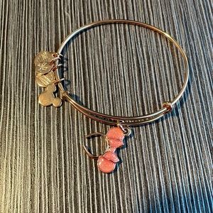 Disney Parks Alex and Ani Pink Minnie ears bracelet